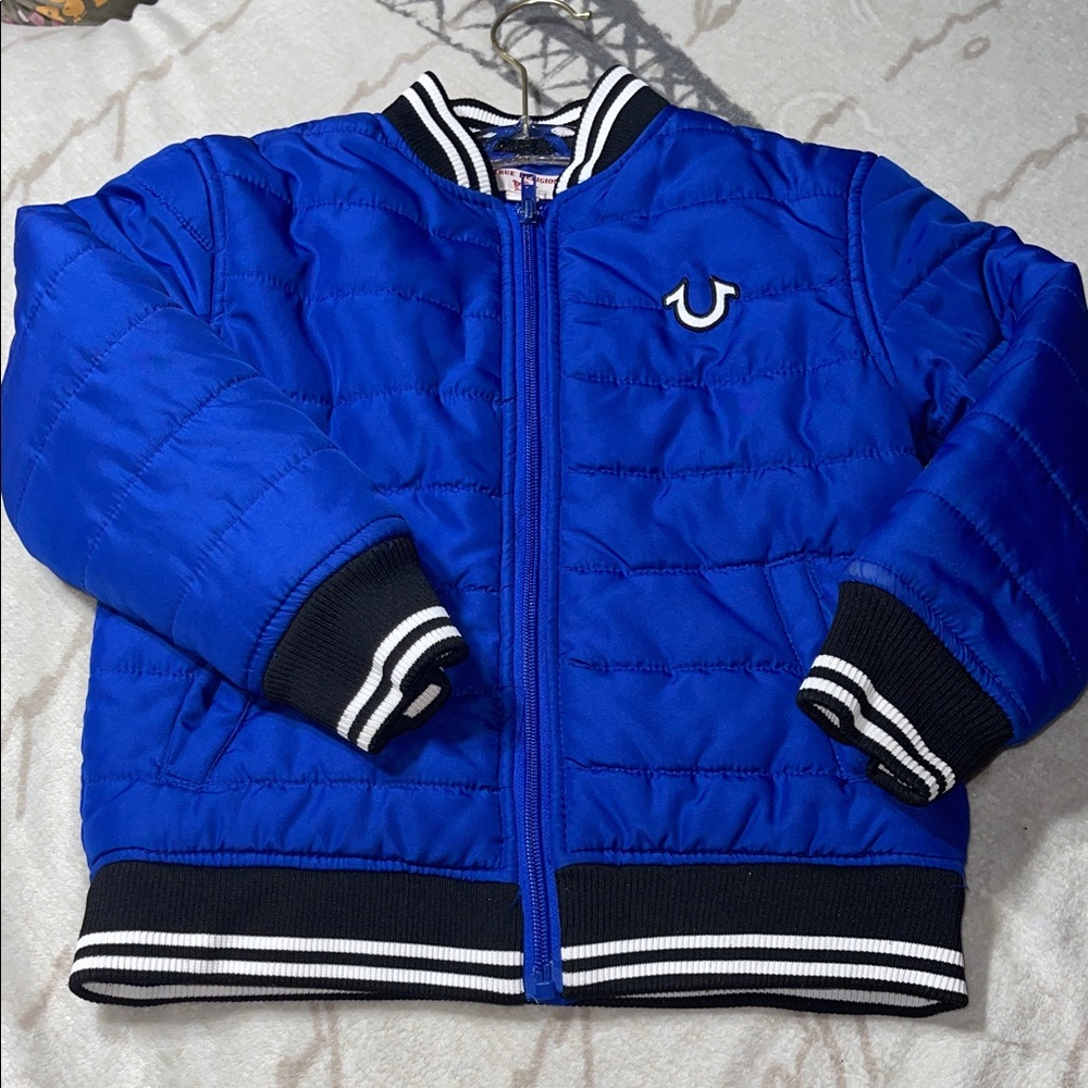 True Religion Royal Blue Kids Puffer Jacket